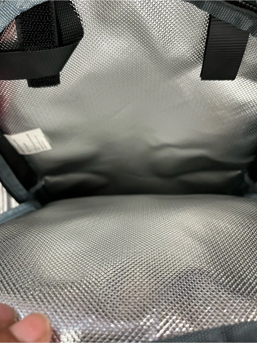 Men's Gray and Black Daypack Backpack